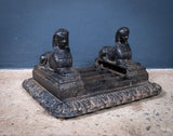 Cast Iron Egyptian Revival Sphinx Boot Scraper by Archibald Kenrick & Sons, c.1820 - Harrington Antiques