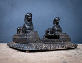 Cast Iron Egyptian Revival Sphinx Boot Scraper by Archibald Kenrick & Sons, c.1820 - Harrington Antiques