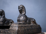 Cast Iron Egyptian Revival Sphinx Boot Scraper by Archibald Kenrick & Sons, c.1820 - Harrington Antiques