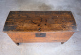 Charles II 17th Century Six Plank Oak Coffer / Chest, c.1650 - Harrington Antiques