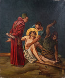 Circle Of Martin Feuerstein (1856-1931) - Stations Of The Cross, c.1920. - Harrington Antiques