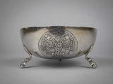 Continental .800 Silver Bowl With Byzantine & Jerusalem Crests. - Harrington Antiques