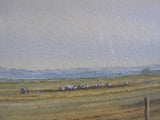 Donald Wincup (1934-2015), 'Blythburgh Evening', Norfolk. Signed Watercolour. - Harrington Antiques