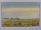 Donald Wincup (1934-2015), 'Blythburgh Evening', Norfolk. Signed Watercolour. - Harrington Antiques