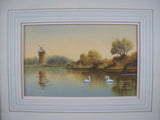 Donald Wincup (1934-2015). Watercolour Depicting A Norfolk Broads Scene. Signed Watercolour. - Harrington Antiques