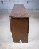 Early 17th Century Oak Six Plank Narrow Chest / Coffer - Harrington Antiques