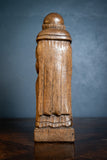 Early 20th Century Carved Oak Robed Monk - Harrington Antiques