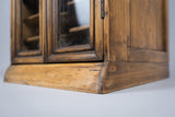 Early 20th Century Glazed Pine Collector's Cabinet. - Harrington Antiques