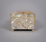 Early 20th Century Mother Of Pearl Casket / Box, c.1900. - Harrington Antiques