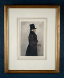 Fine Portrait Of A Victorian Gentleman - Watercolour & Pencil. Signed. - Harrington Antiques