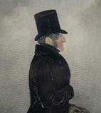 Fine Portrait Of A Victorian Gentleman - Watercolour & Pencil. Signed. - Harrington Antiques