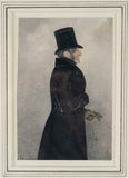 Fine Portrait Of A Victorian Gentleman - Watercolour & Pencil. Signed. - Harrington Antiques