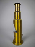 French Brass Field Microscope With Original Box & Slides, c.1880-90. - Harrington Antiques
