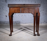 George II Mahogany Triple Top Games & Tea Table, c.1750. - Harrington Antiques
