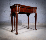 George II Mahogany Triple Top Games & Tea Table, c.1750. - Harrington Antiques