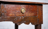 Georgian Country Oak Lamp / Side Table, c.1800 - Harrington Antiques
