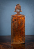 Georgian Elm Candle Box - Harrington Antiques