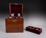 Georgian Sterling Silver Decanter & Glass Set by Joseph Angell I, 1827. - Harrington Antiques