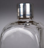 Georgian Sterling Silver Decanter & Glass Set by Joseph Angell I, 1827. - Harrington Antiques