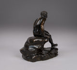 Grand Tour Bronze Of A Seated Hermes - Harrington Antiques