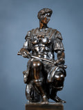 Grand Tour Bronze Of Giuliano de Medici After Michelangelo - Harrington Antiques