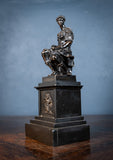 Grand Tour Bronze Of Giuliano de Medici After Michelangelo - Harrington Antiques