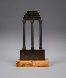 Grand Tour Bronze Of Temple Of Castor And Pollux - Harrington Antiques