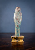 Grand Tour Egyptian Faience Shabti On Marble Base - Harrington Antiques