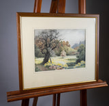 Herbert George (b.1863) - Cottage In A Landscape. Signed. Watercolour. - Harrington Antiques