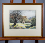 Herbert George (b.1863) - Cottage In A Landscape. Signed. Watercolour. - Harrington Antiques