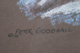 Large Female Nude Pastel by Peter Goodhall, 1999. Signed & Dated. - Harrington Antiques