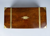 Large Georgian Rosewood Campaign Writing Slope. - Harrington Antiques
