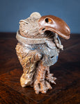Large Stoneware Wally Bird Grotesque Jar And Cover - Harrington Antiques
