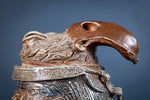 Large Stoneware Wally Bird Grotesque Jar And Cover - Harrington Antiques