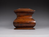 Large Victorian Mahogany Bombe Tea Caddy, c.1840 - Harrington Antiques