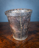 Late 18th Century Leather & Iron Riveted Fire Bucket - Harrington Antiques