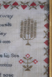 Late 18th Century Sampler by Louise Simmons, Aged 7. - Harrington Antiques
