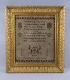 Late 18th Century Sampler by Louise Simmons, Aged 7. - Harrington Antiques