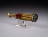 Late 19th Century Three-Draw Mahogany & Brass Telescope - Harrington Antiques