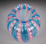 Mid-Century Venetian Ribbon Glass Vase - Harrington Antiques