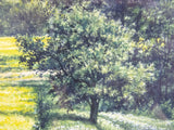 'Ousden Church, Nr Bury St Edmunds', Suffolk Watercolour by Michael Petttersson. - Harrington Antiques