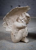 Pair Of 19th Century Victorian Cast Iron Cherubs - Harrington Antiques