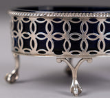 Pair Of George III Sterling Silver Salts by Edward Lowe, London, 1770. - Harrington Antiques