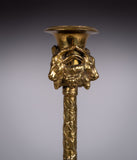Pair Of Gilt Bronze French Candlesticks, c.1900 - Harrington Antiques