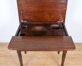 Regency Mahogany Metamorphic Campaign Desk / Dining / Dressing Table - Harrington Antiques