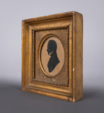 Regency Silhouette Of A Gentleman, c.1820 - Harrington Antiques