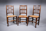 Set Of Six Georgian Lancashire Spindleback Ash & Elm Dining Chairs - Harrington Antiques