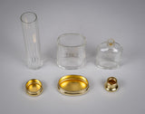 Set Of Three Silver Gilt Dressing Table Jars by B & G West, London, 1942 - Harrington Antiques