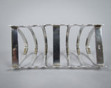 Sterling Silver 7 Bar Toast Rack by Edward Viner, Sheffield, 1948 (156 Grams) - Harrington Antiques