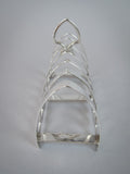 Sterling Silver 7 Bar Toast Rack by Edward Viner, Sheffield, 1948 (156 Grams) - Harrington Antiques